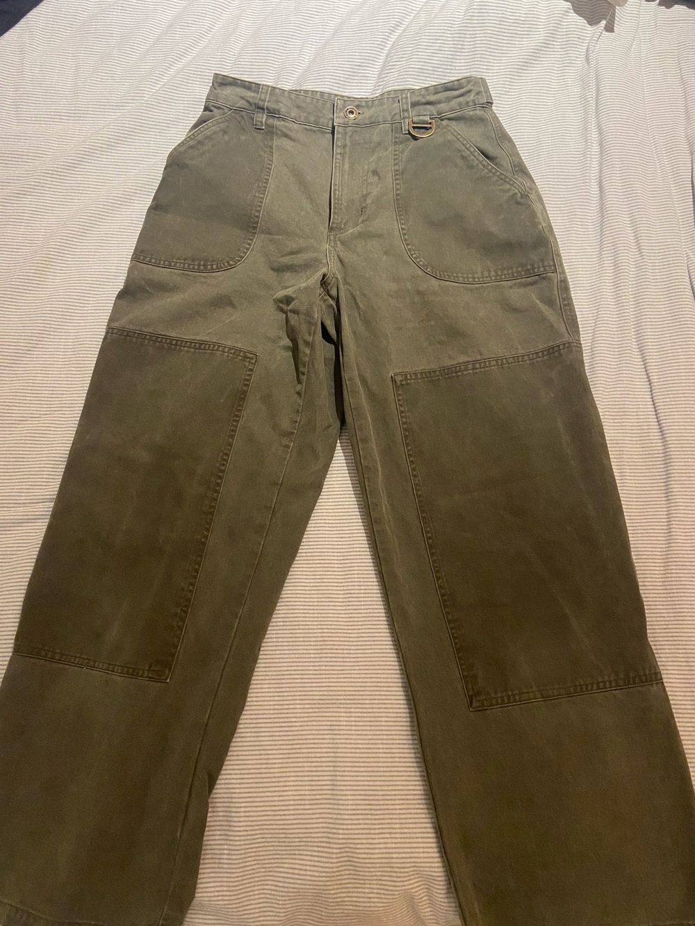 SURPLUS HIGH WAISTED PANTS - KHAKI - Picture 5 of 9